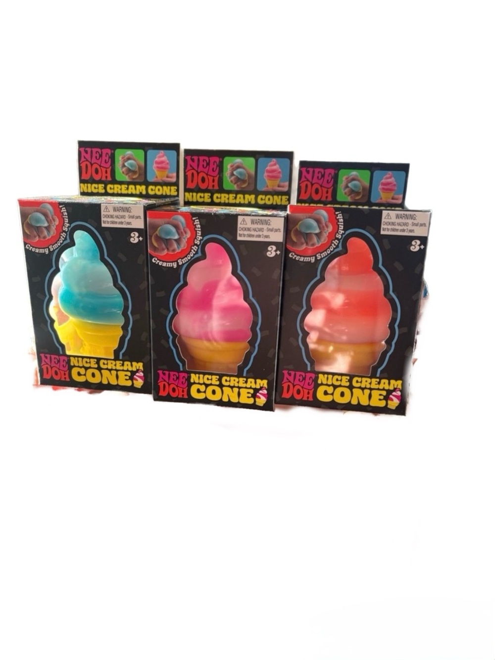 NeeDoh Nice Cream Cone - Authentic NeeDoh Ice cream - COLORS VARY